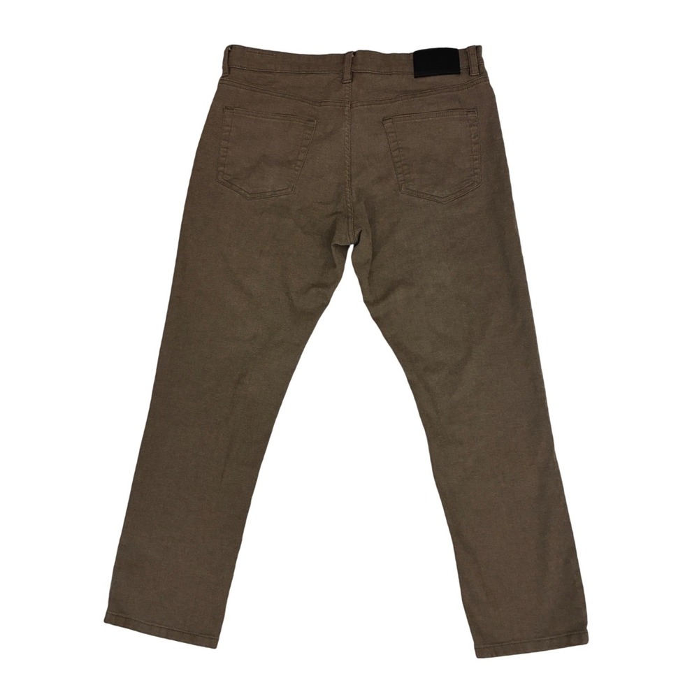 English Laundry Mens 34x30 Brown 5-Pocket Stretch Straight Leg Pants 1365289-07 - Picture 4 of 13